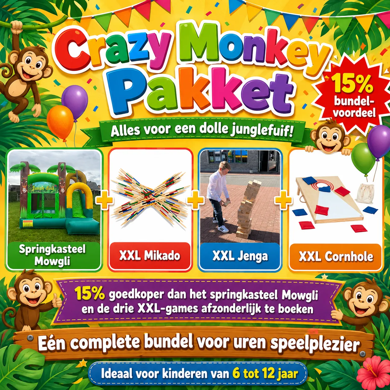 Crazy Monkey Pakket