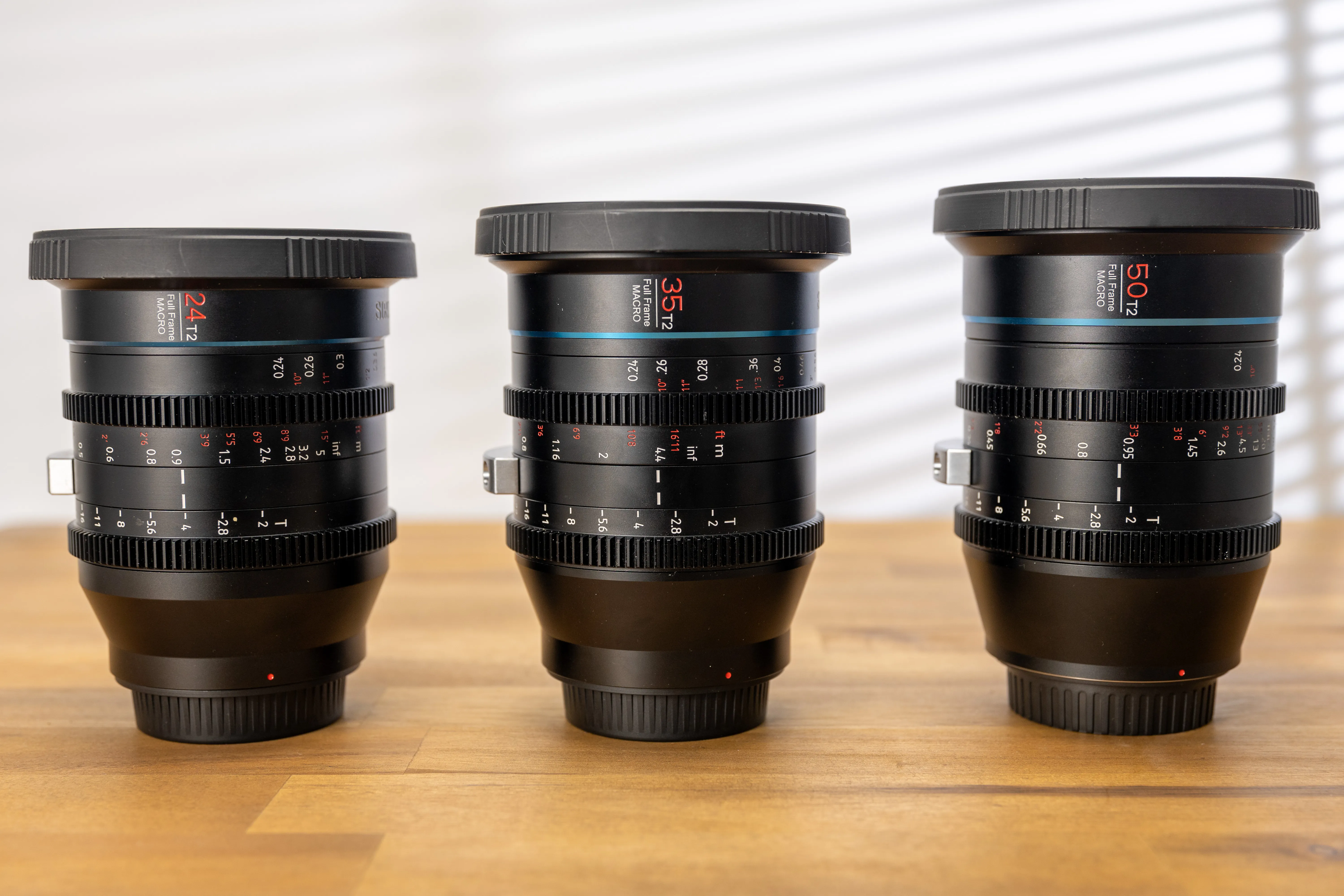 SIRUI Jupiter Full-frame Macro Cine Lenses T2 24mm/35mm/50mm