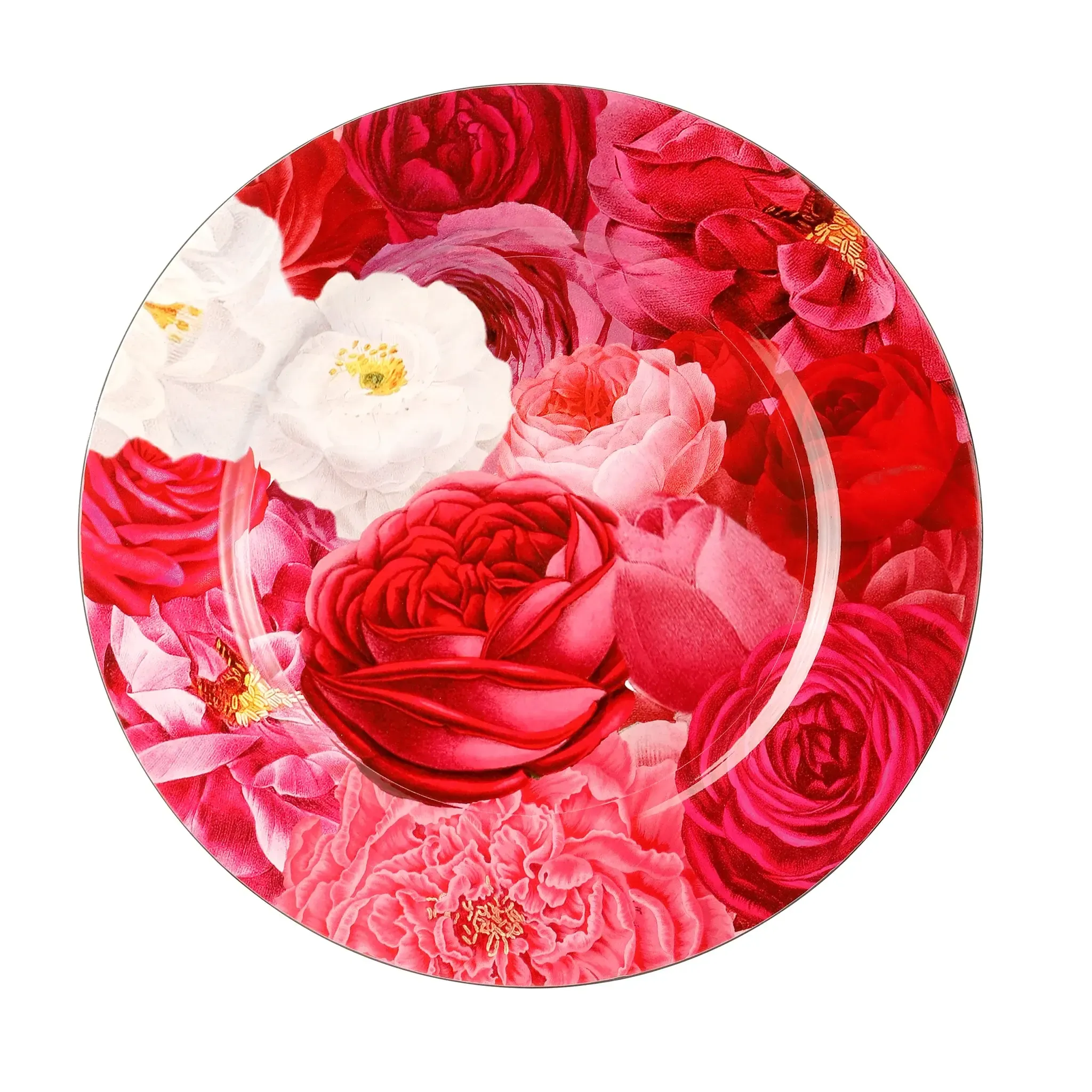 Acrylic Charger Plate (Floral)