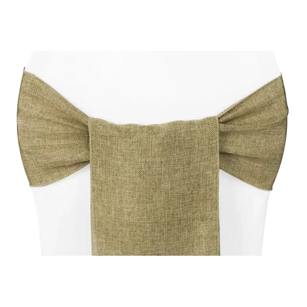 Burlap Chair Sash