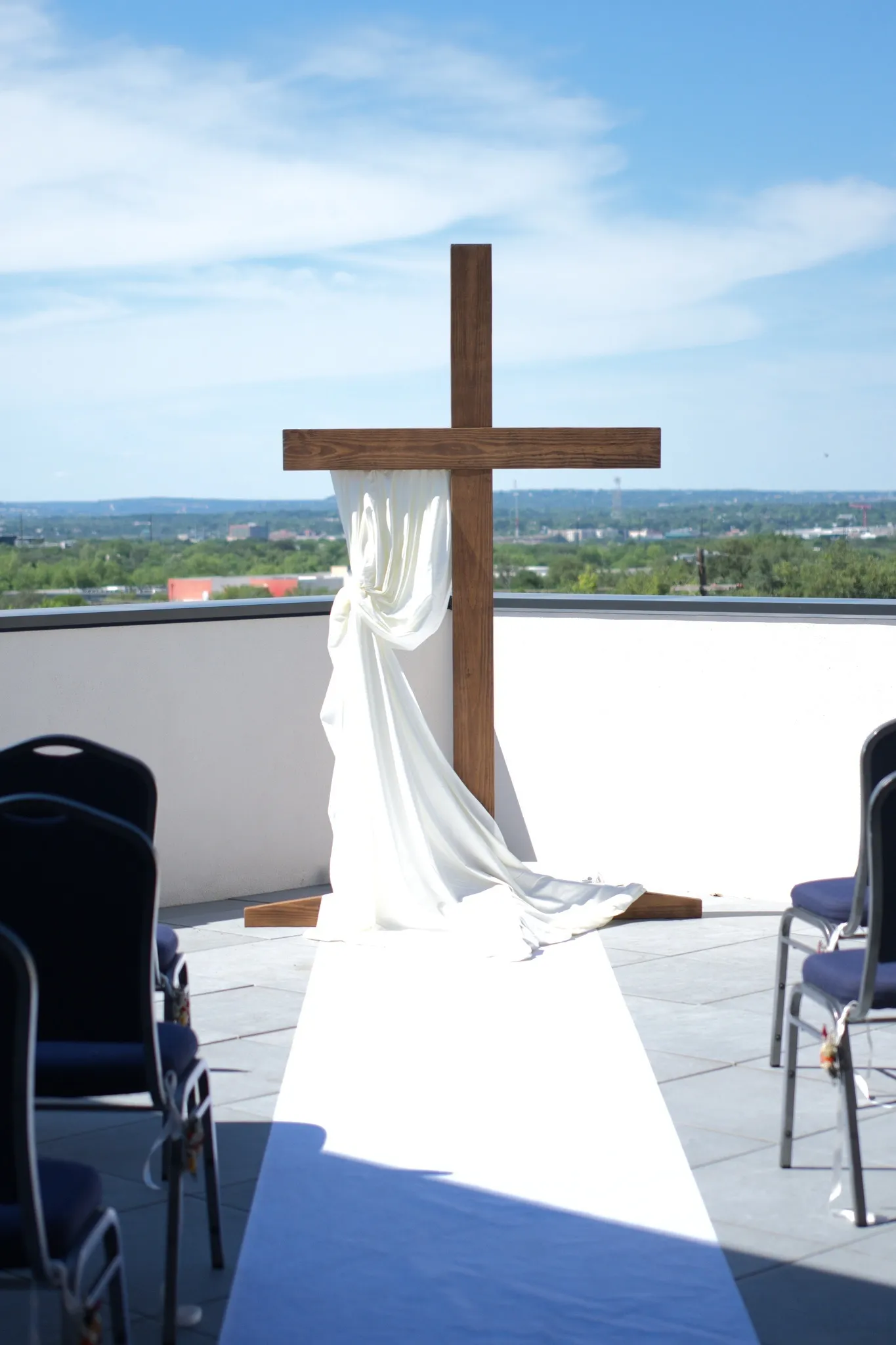 Wooden Cross - 7.5 ft. Tall