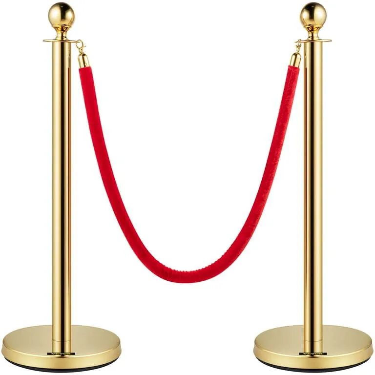 Gold Stanchion Posts