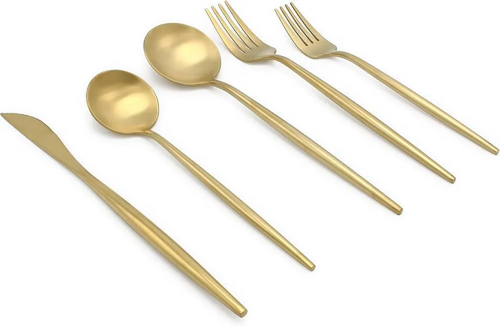 Golden Flatware (Thin) (A piece)