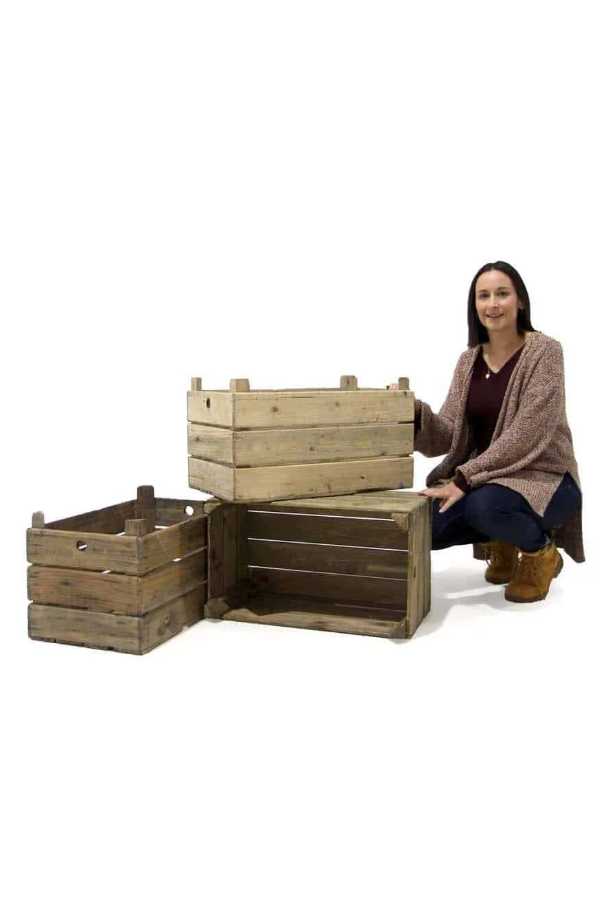 Wooden + Natural Props: Crates