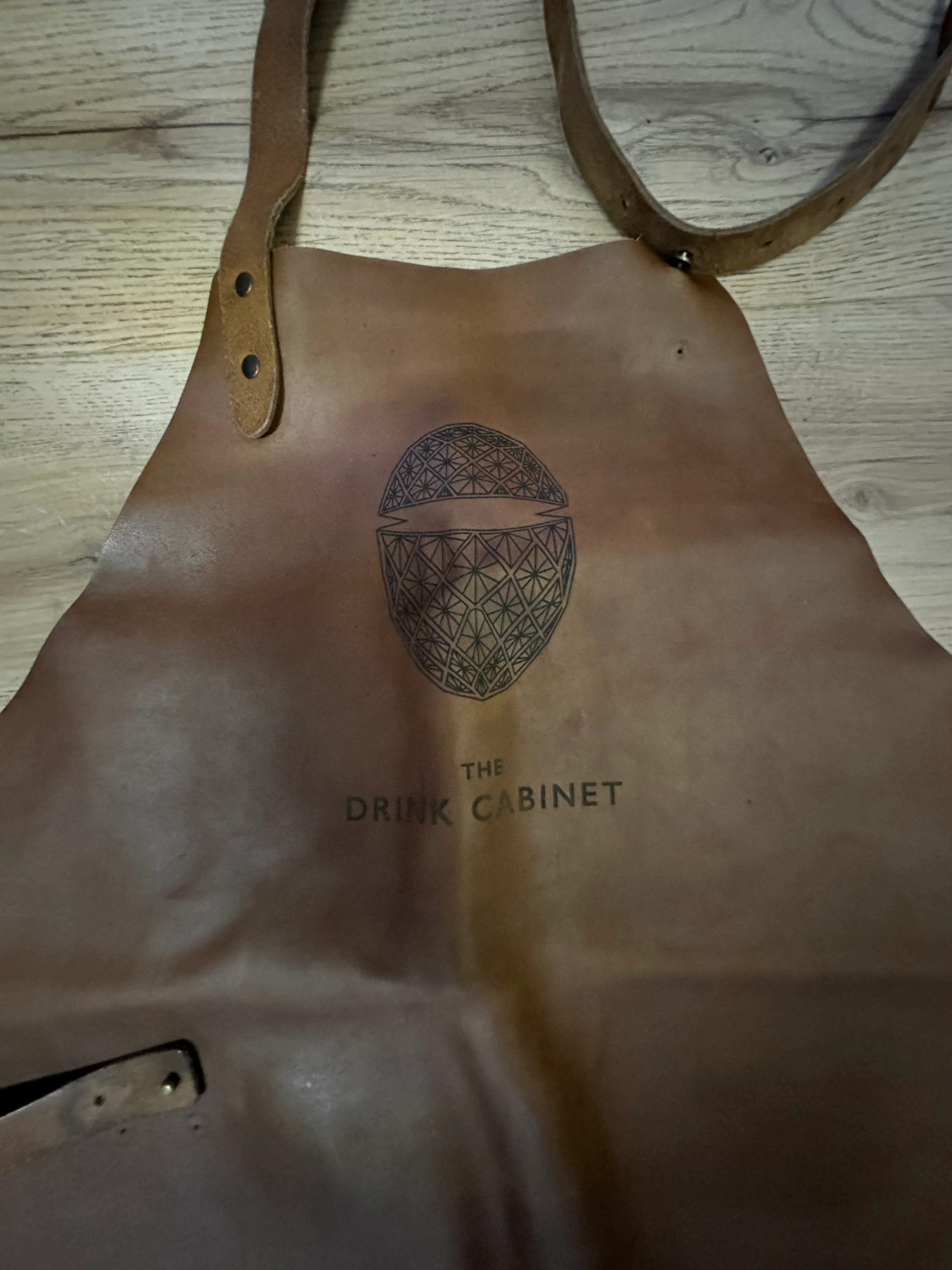 TDC Faberge Apron Brown