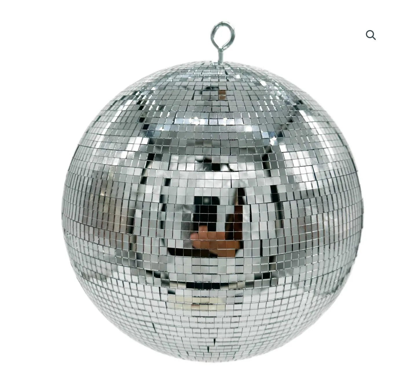 Silver Mirror Ball (250mm)