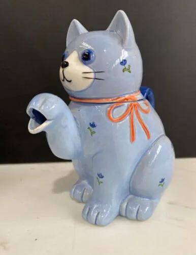 Blue Cat Teapot
