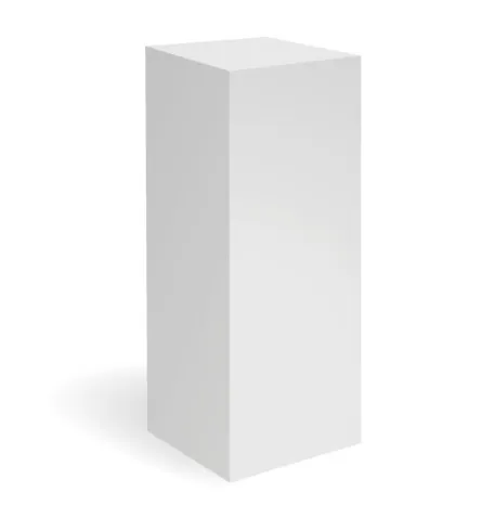 White Wooden Plinths 40 x 40 x 120