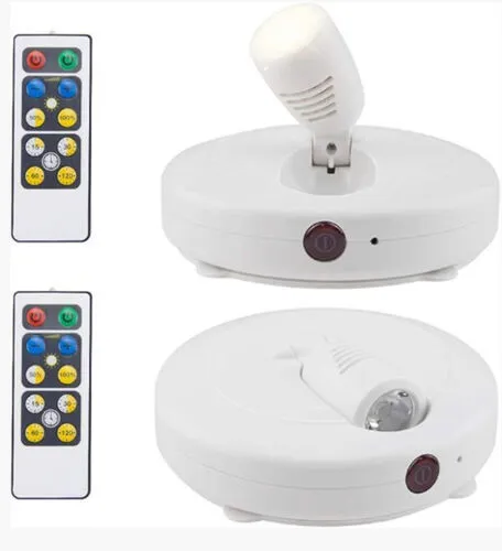 LED wireless battery powered spotlights (white)