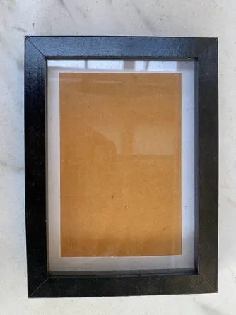 Black Frame (7 x 5) - White inner frame