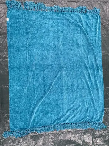 Teal Blue Blanket