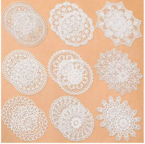 18 pcs - Vintage Handmade Lace Doilies