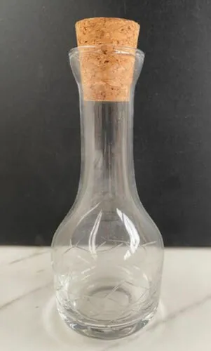 Glass Bottle with Cork Top