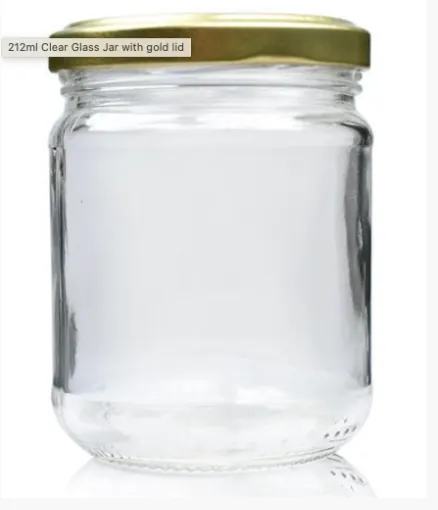 Glass Jars (Round) H-96mm W-78mm