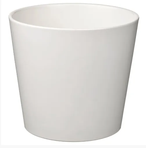 IKEA White Plant Pot (24cm)