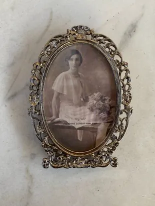 Oval Silver Frame (3.5 x 5)
