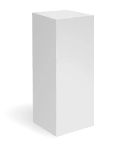 White Wooden Plinths 40 x 40 x 90