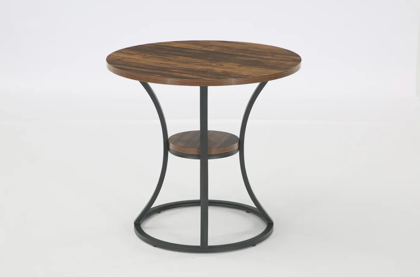 Round Dining Table (with bottom shelf)