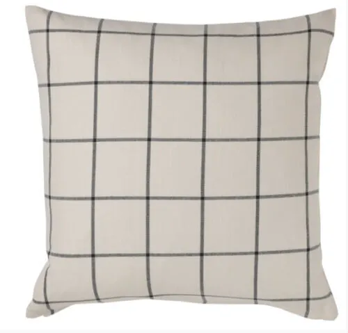 Black & White Check Cushion Cover & Cushion