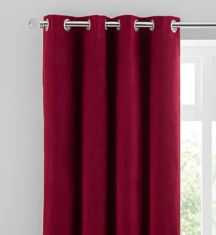 Red Velvet Curtains