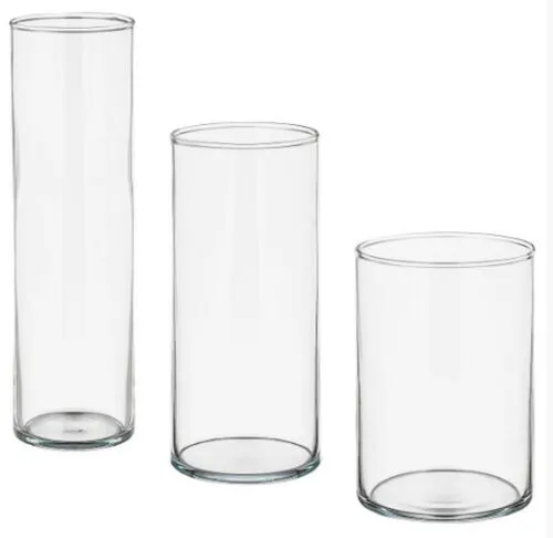 Glass Candle Holder/Vase (10.5 x 4)