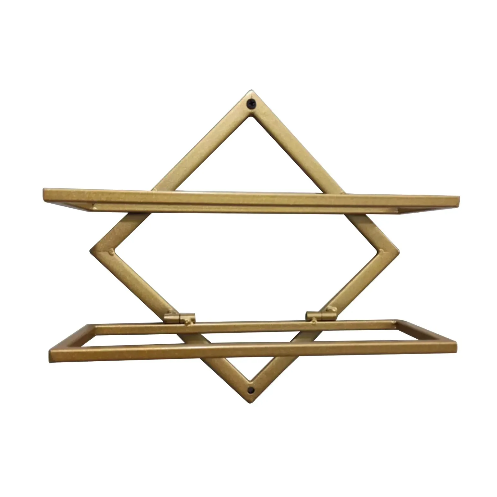 Gold wall mounted Wine Rack