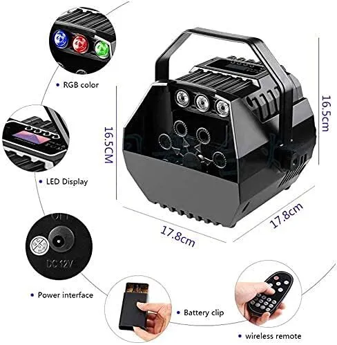 AONCO Bubble MAchine with LED lights