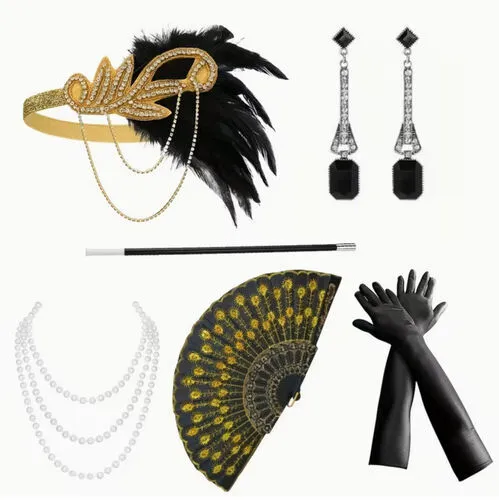 1920’s Masquerade Ball 6 piece set