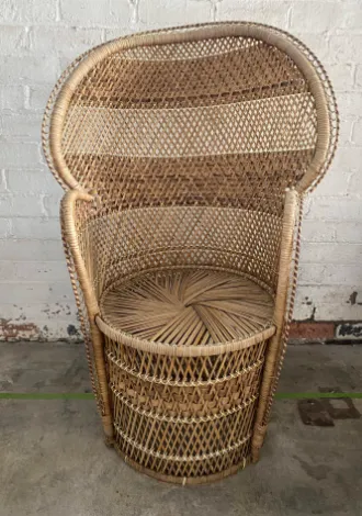Small Rattan Peacock Chair