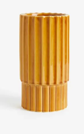 Yellow H&M Vase