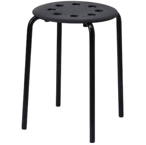 Black Plastic Stools