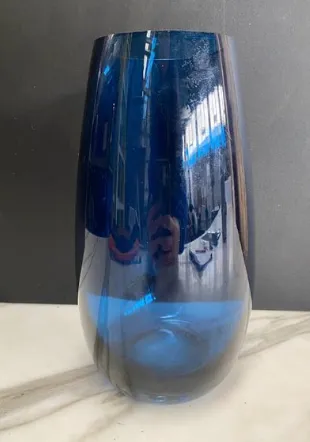 Blue Glass Vase