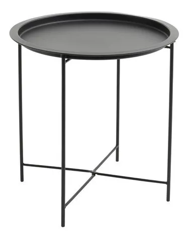 Black Metal IKEA Tray Table (Collapsible)