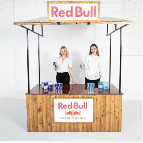 Market Stall with Wooden Roof