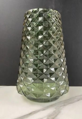Green Glass Vase
