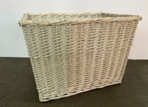 White Wicker Basket