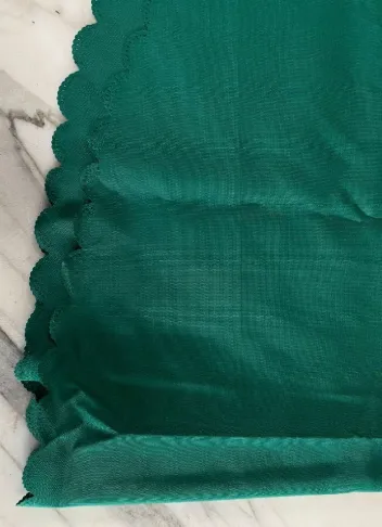 Green Scalloped Tablecloths