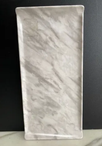 Marble Effect Plastic Tray