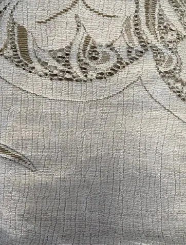 Beige/Cream Lacy Fabric