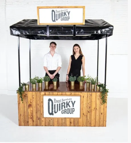 Wooden Panel Market Stall