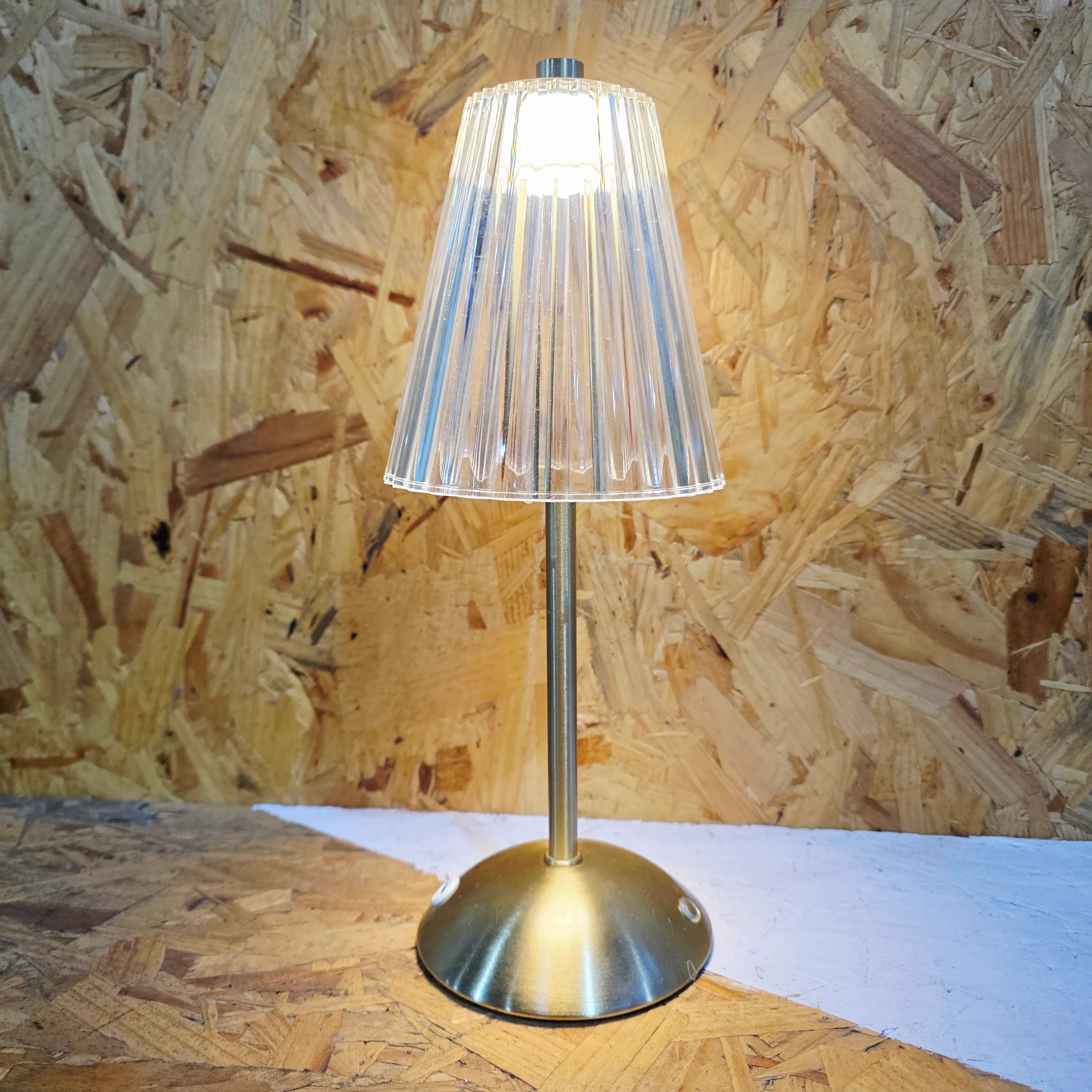 Gold Rechargeable LED Touch Table Lamp