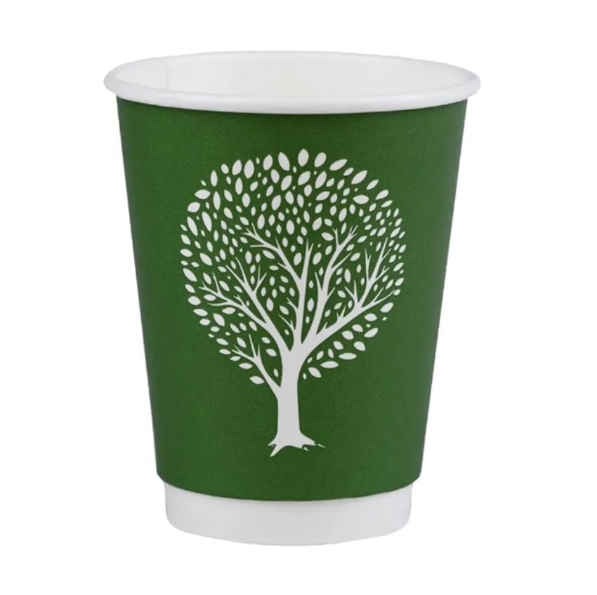 100 x Double Wall Hot Cup 8oz (Biodegradable)