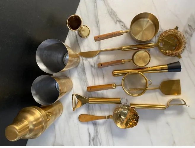 Gold Cocktail Set