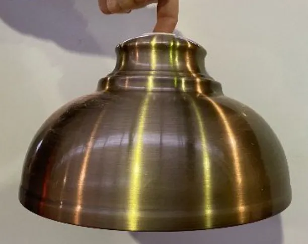 Gold Hanging Lamp Shade