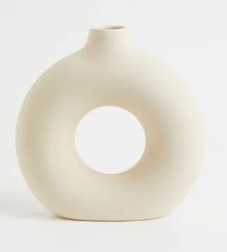 H&M Stoneware Circle Vase