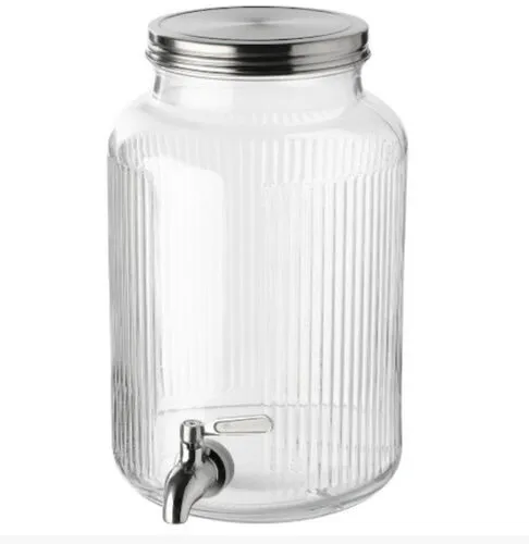 Metal Topped Jar with Tap