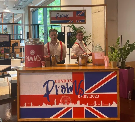 6ft Fully Branded Bar