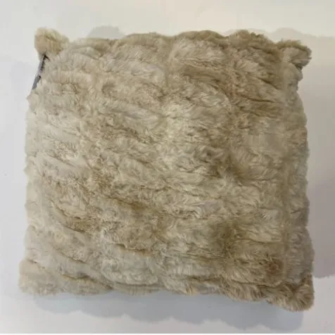 Fluffy Beige Cushions