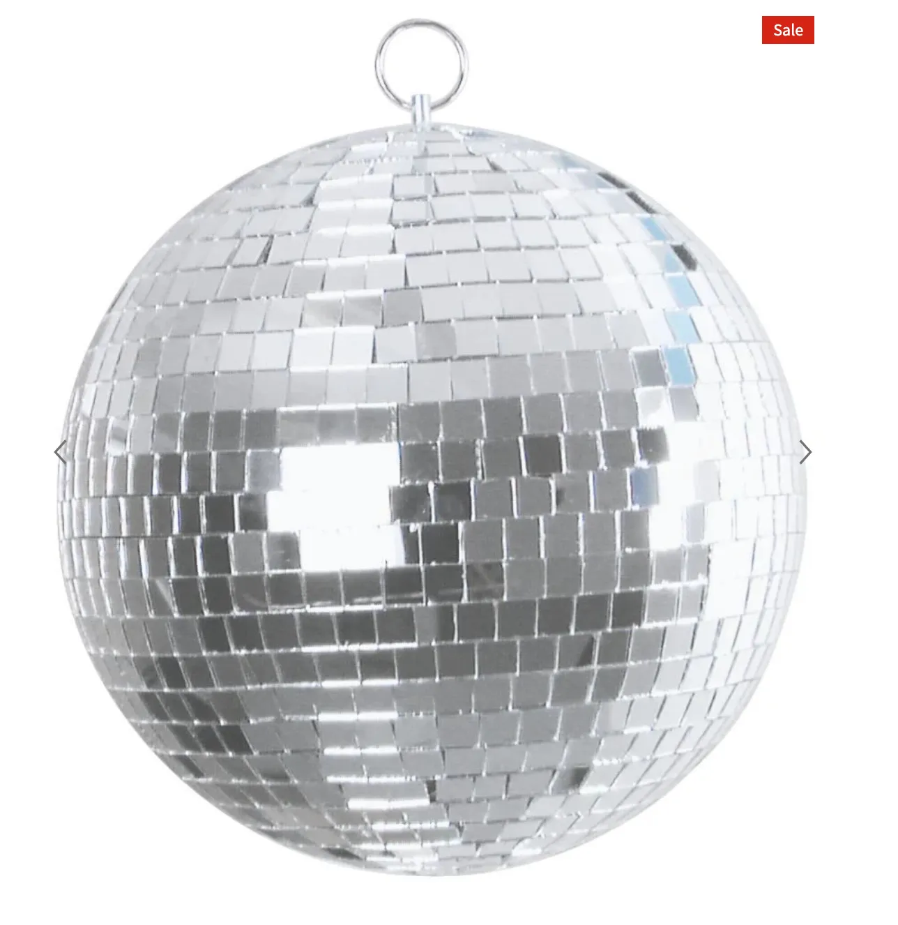 Silver Mirror Ball (200mm)