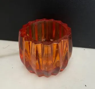 Orange Tealight Holders
